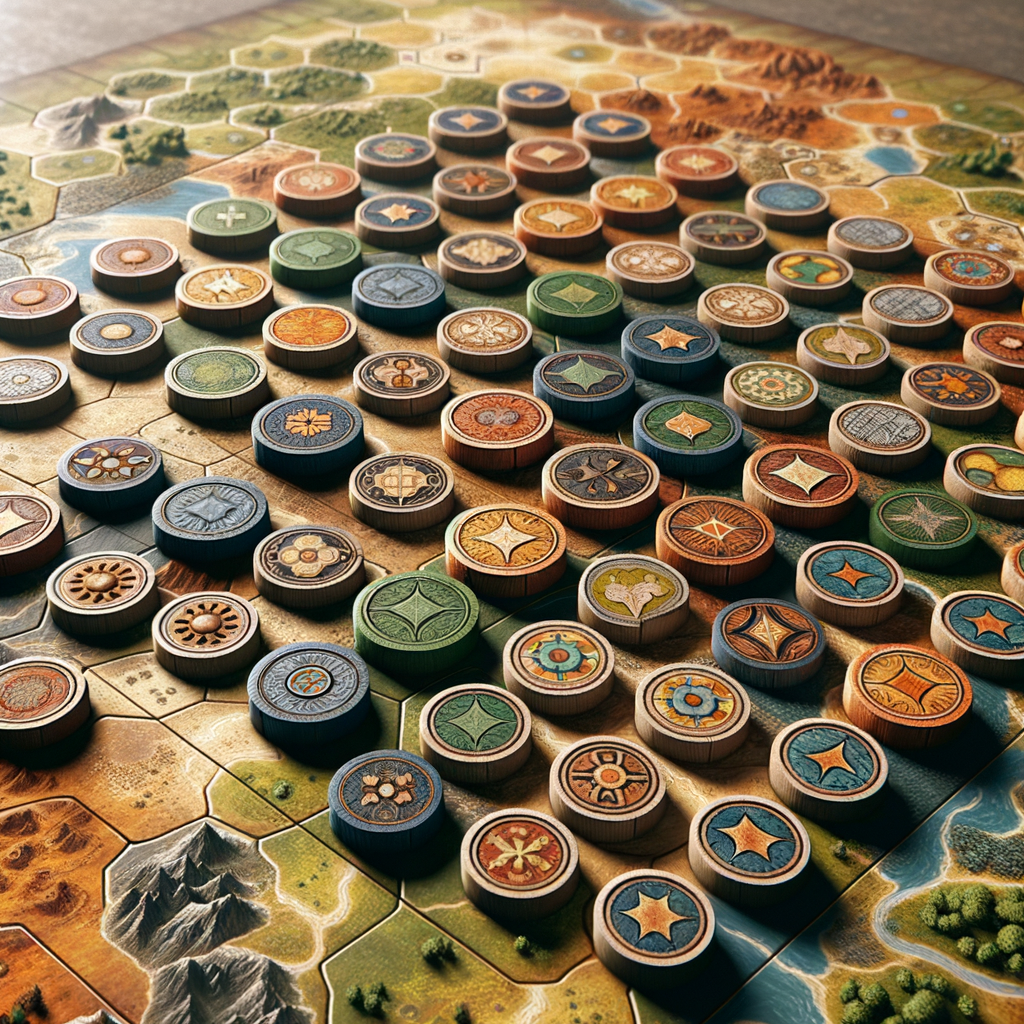 Game tokens initial design