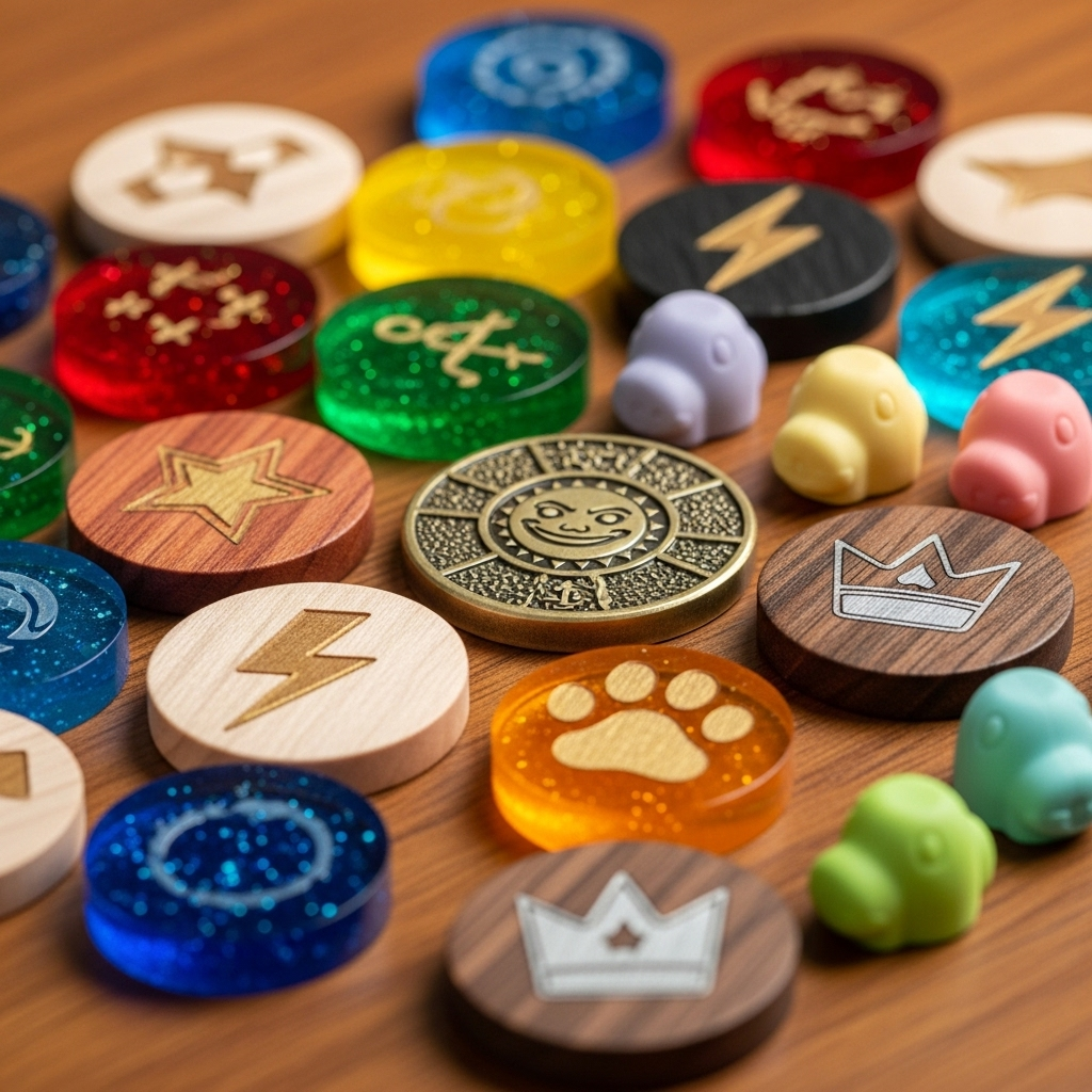 Manufactured game tokens
